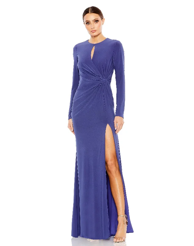 Casual Garments For Women Mac Duggal A55708 Long Sleeve Formal Evening Gown