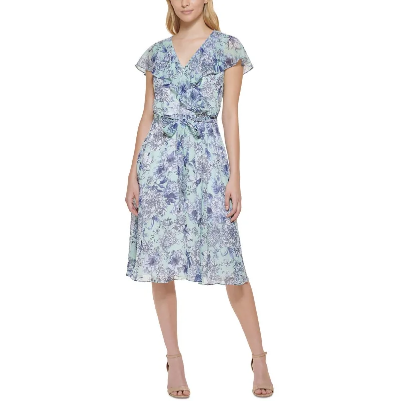 Women's Vacation Outfit Tommy Hilfiger Womens Wedding Guest Midi Shift Dress