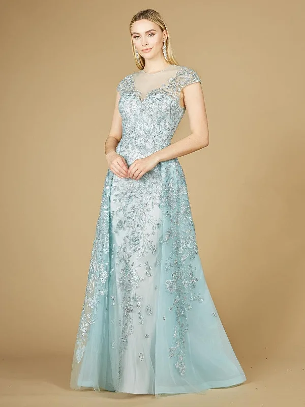 Affordable Fashion Clothing For Women Lara Dresses 29798 Cap Sleeve Long Evening Gown