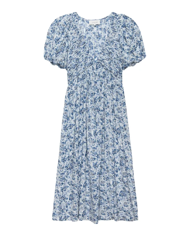 Women's Trendy Garments The Gallery Dress. -- Light Sky Pressed Floral Print