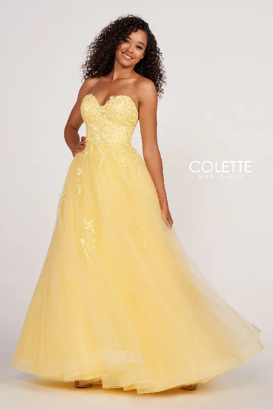 Women's Outerwear Attire Colette CL2081 Formal Long Prom Ball Gown