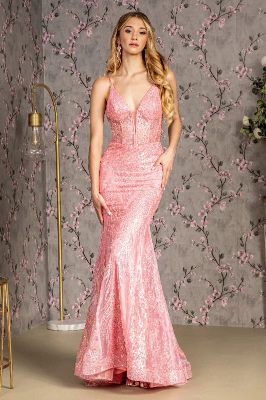 Women's Attire Long Fitted Formal Mermaid Prom Gown