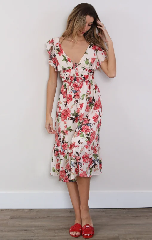 Women's Apparel Floral Santorini Dress