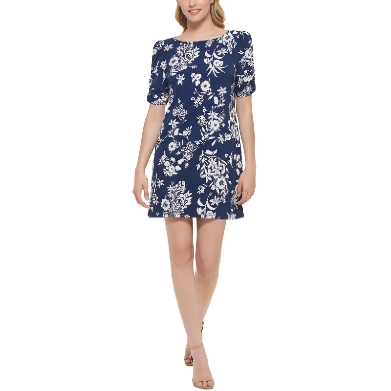 Women's Clothes For Outdoor Events Jessica Howard Womens Petites Floral Print Jersey Sheath Dress