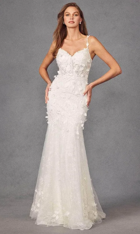 Women's Trendy Garments Juliet Dresses JT2475UW - Sleeveless Mermaid Wedding Dress