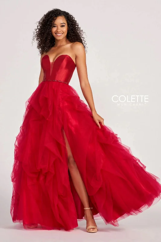 Formal Attire For Women Colette CL2023 Long Formal Prom Pick Up Skirt Ball Gown