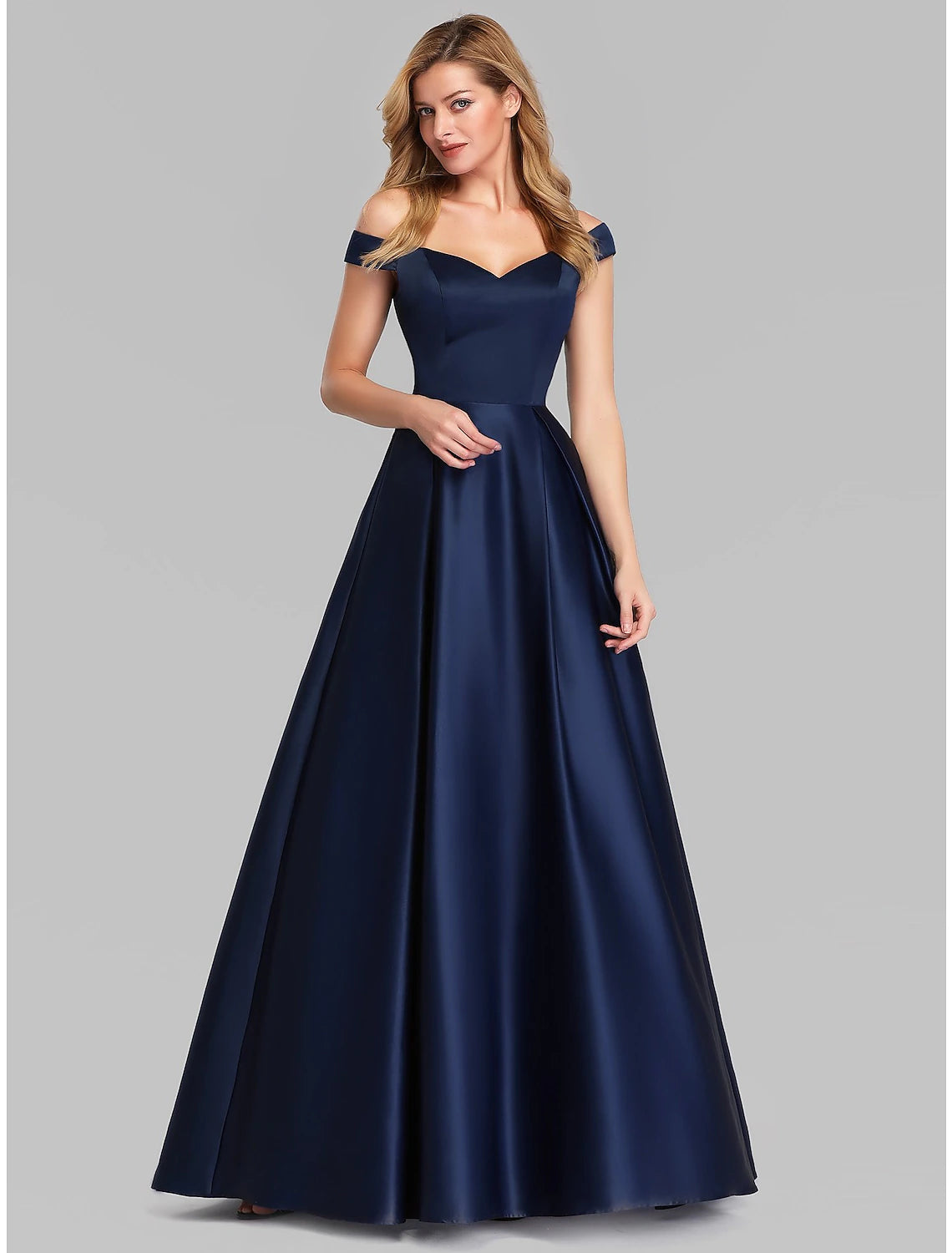 Women's Active Outfit For Fitness A-Line Evening Gown Elegant & Luxurious Dress Wedding Guest Floor Length Sleeveless Plunging Neck Charmeuse with Ruched