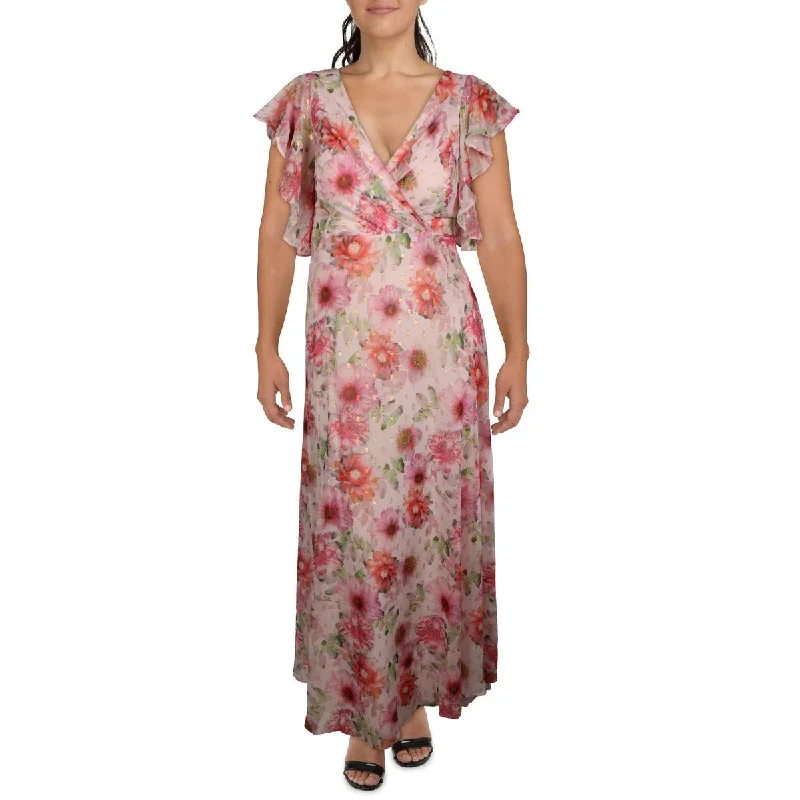 Charming Women's Clothes For Special Events NW Nightway Womens Chiffon Floral Evening Dress