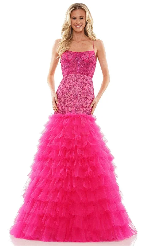 Women's Casual Attire Colors Dress 2965 - Frilled Mermaid Prom Gown