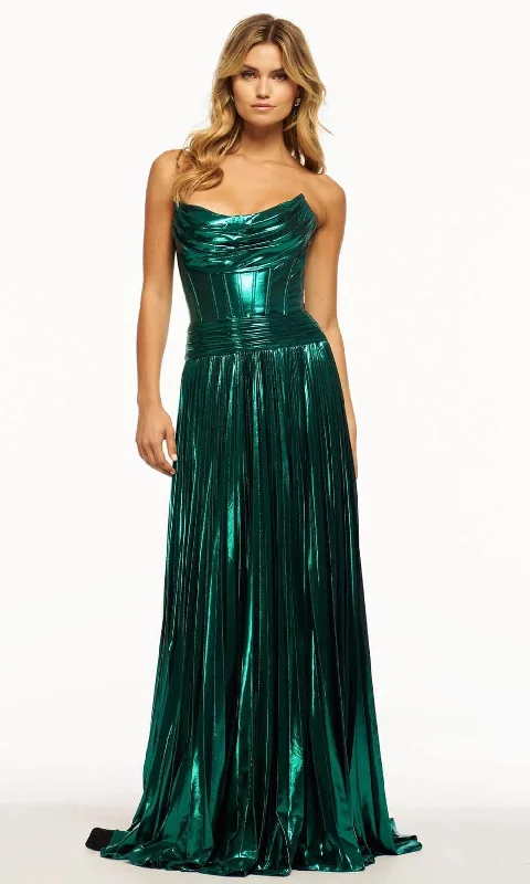 Casual Outfit For Women Sherri Hill 56020 - Cowl Corset Gown