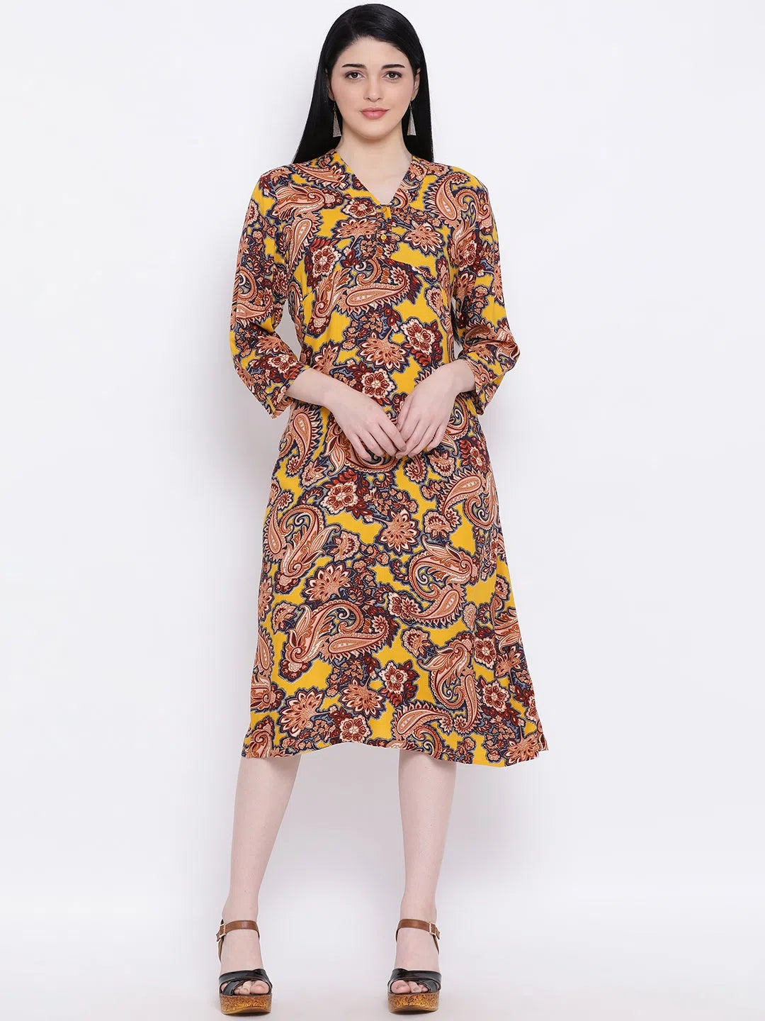 Comfortable Women's Apparel Floral Quincy Women Dress