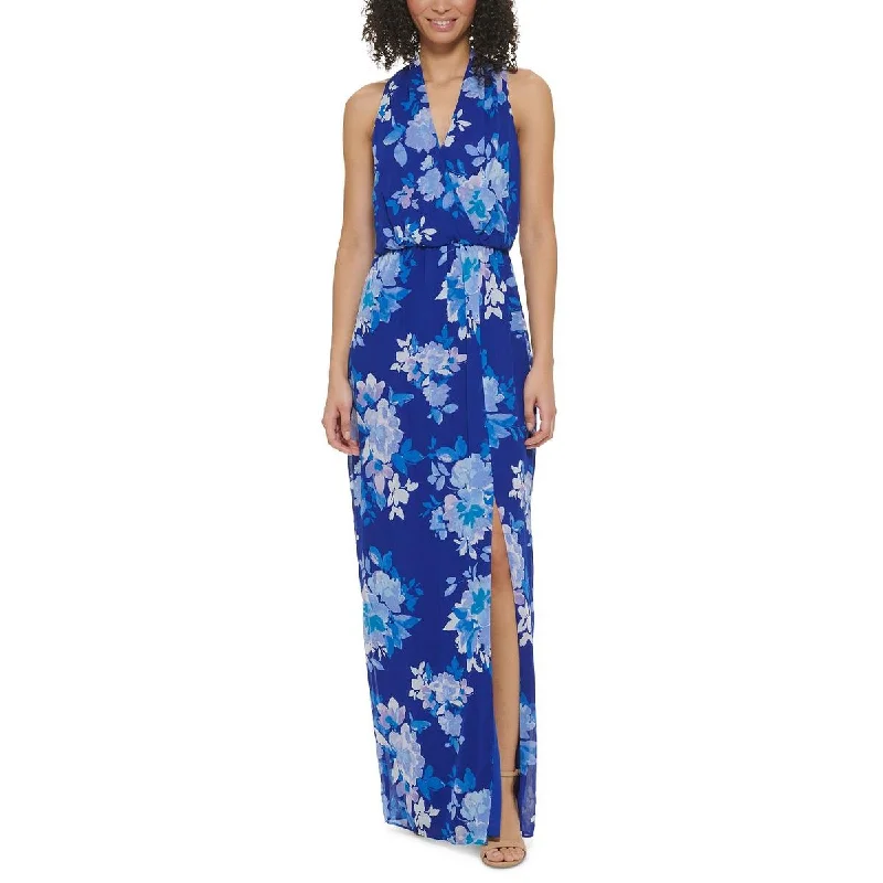 Women's Night-Out Clothes Jessica Howard Womens Chiffon Floral Print Maxi Dress