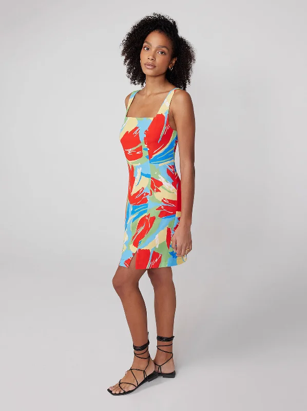 Casual Chic Clothing For Women Posey Abstract Print Mini Dress