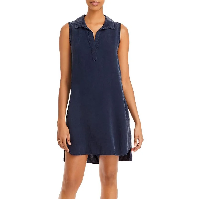 Women's Resort Apparel Bella Dahl Womens Tencel A Line Mini Dress