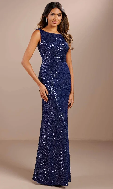 Affordable Luxury Women's Apparel Christina Wu Celebration 22207 - Sleeveless Sequined Evening Gown