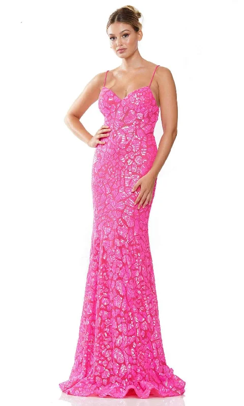 Vintage Clothing For Women Colors Dress 3113 - Sequin Mermaid Prom Gown