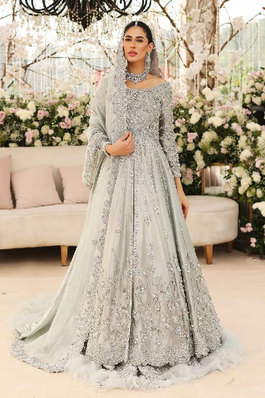 Women's Casual Clothing For Lounging Ice Blue Lehenga Pishwas Pakistani Wedding Dresses