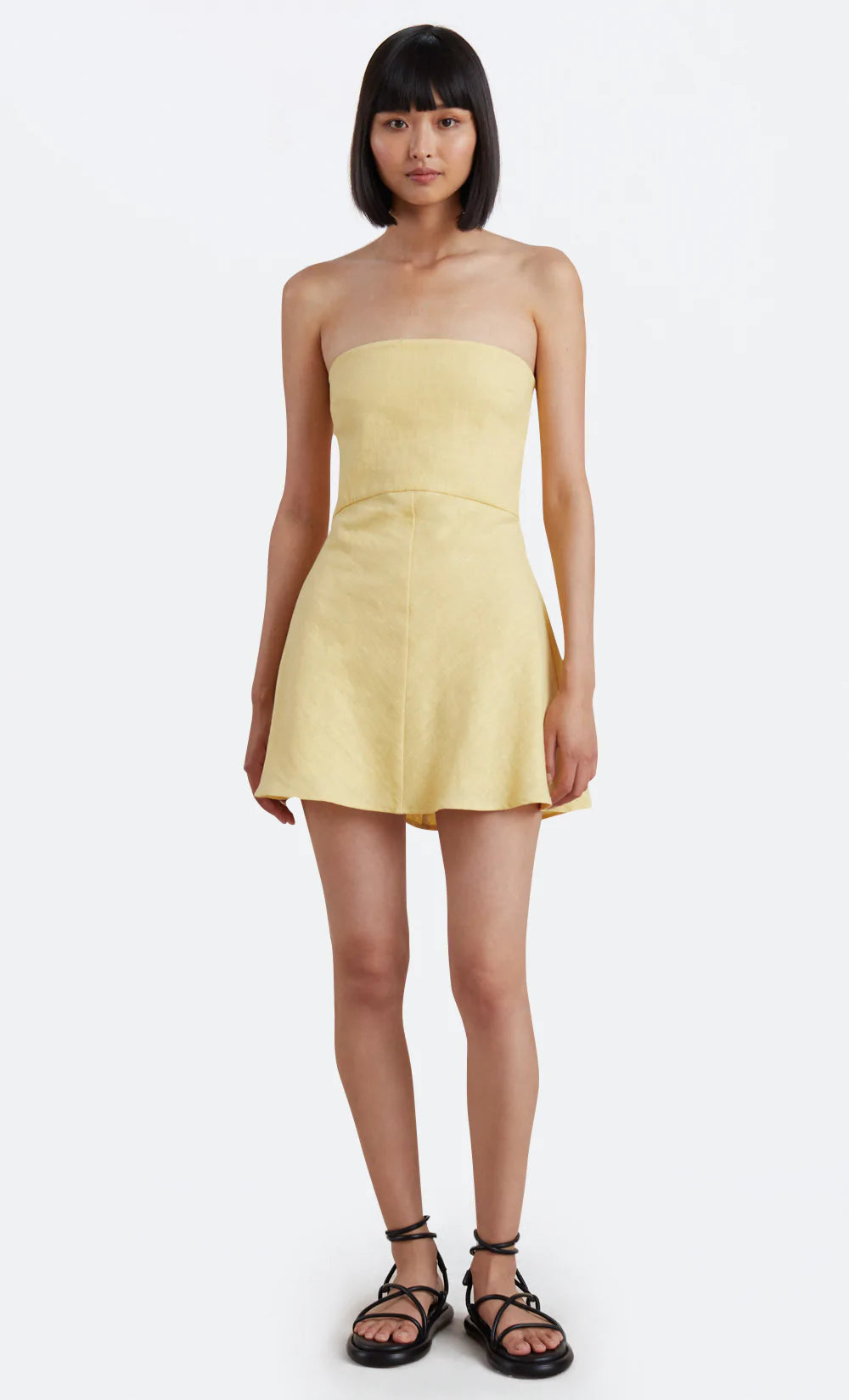 Women's Work Apparel Cynthia Strapless Mini Dress - Straw