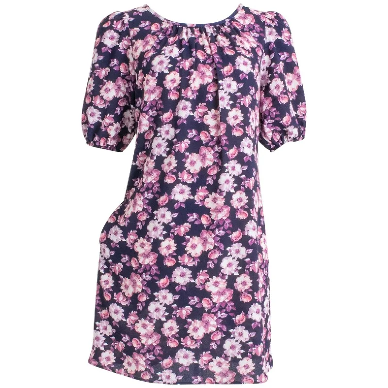 Sustainable Women's Apparel Connected Apparel Womens Floral Print Wear to Work Sheath Dress