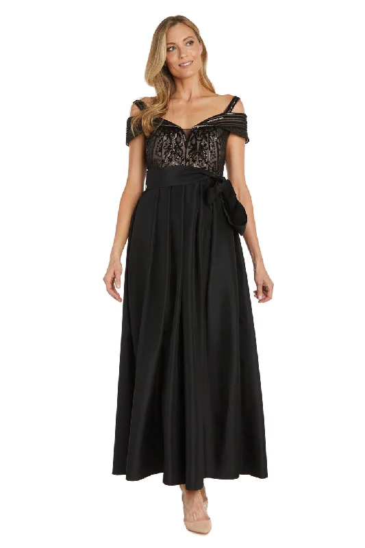 Fashionable Women's Outfit R&M Richards 9659 Long Formal Evening Gown