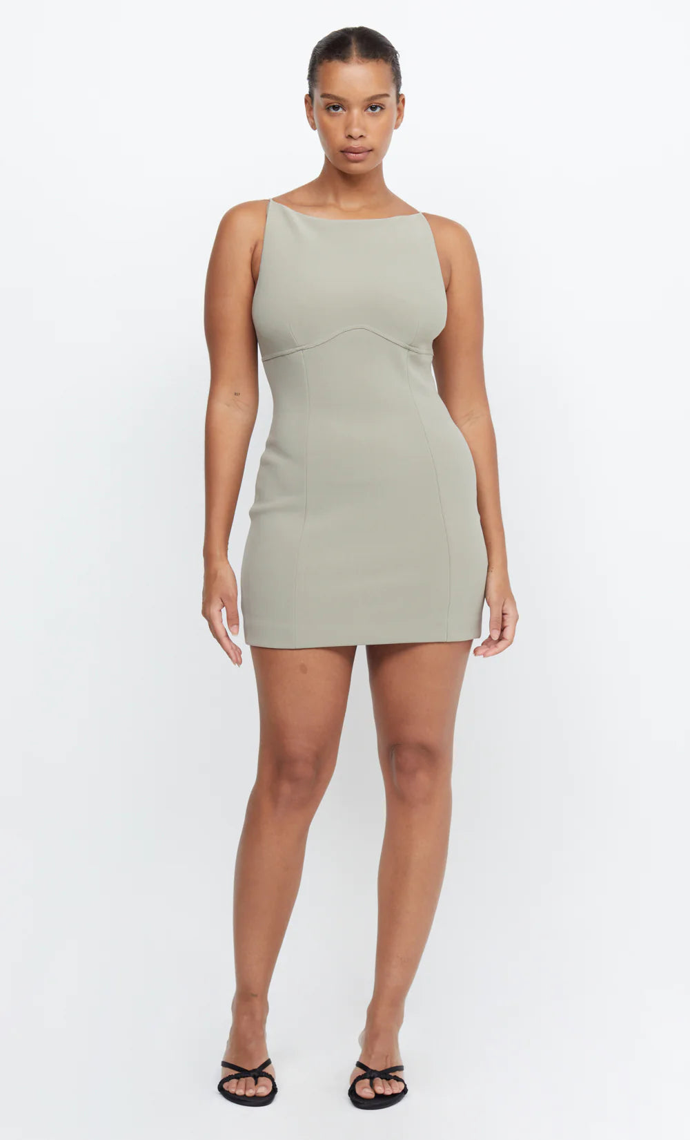 Women's Sports Apparel Marisol Mini Dress - Silver Sage