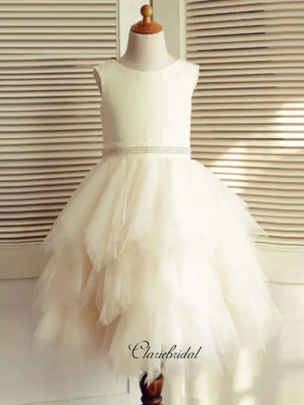 Affordable Women's Outfit Cute Little Girl Dresses, Fluffy Wedding Flower Girl Dresses