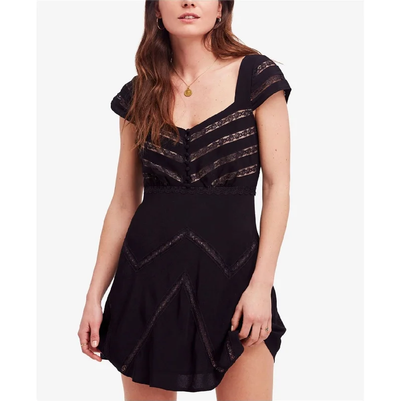 Women's Outdoor Activity Garments Free People Womens Elle A-Line Mini Dress