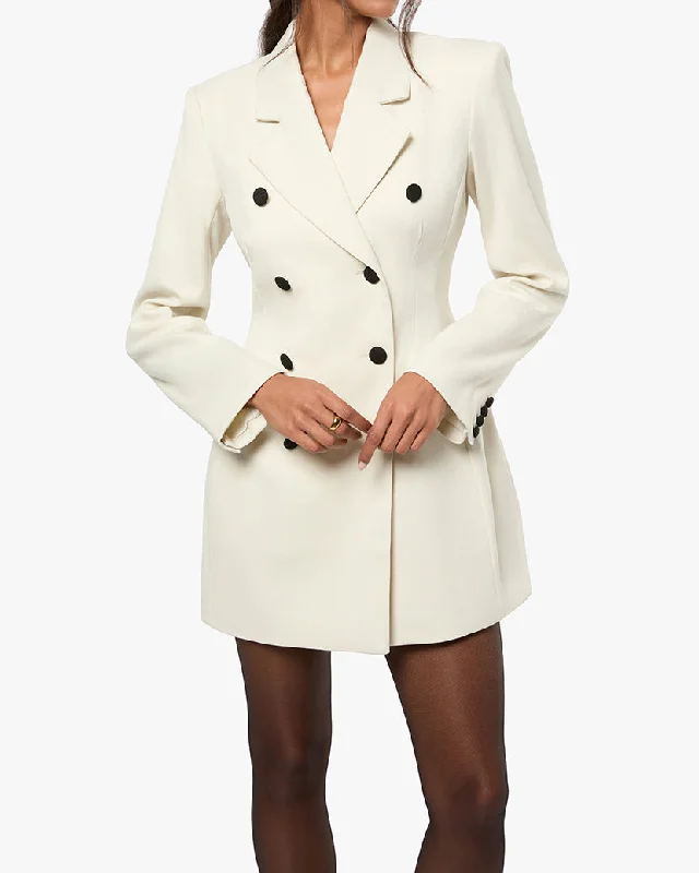 Affordable Women's Attire Peplum Blazer Mini Dress